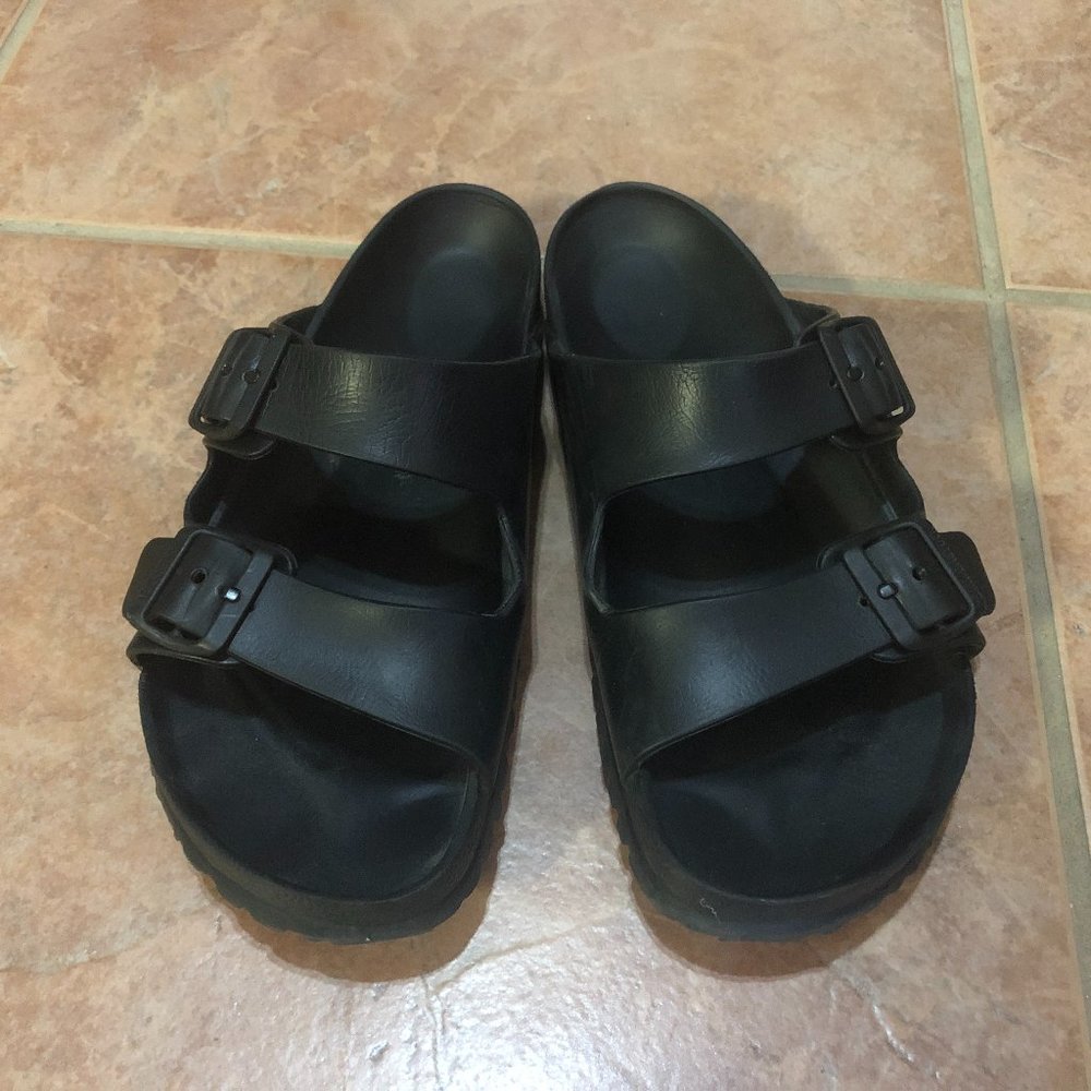 Birkenstock EVA Sandals Slippers Black Size 42 or US 9